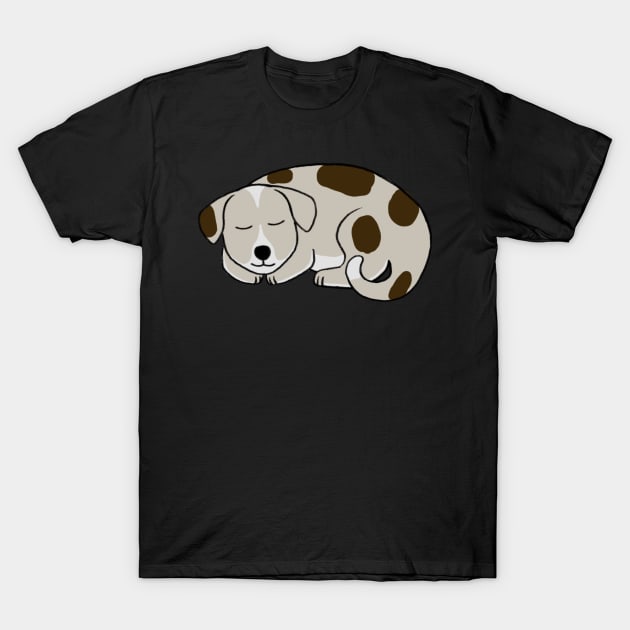 Sleeping Puppy T-Shirt by wanungara